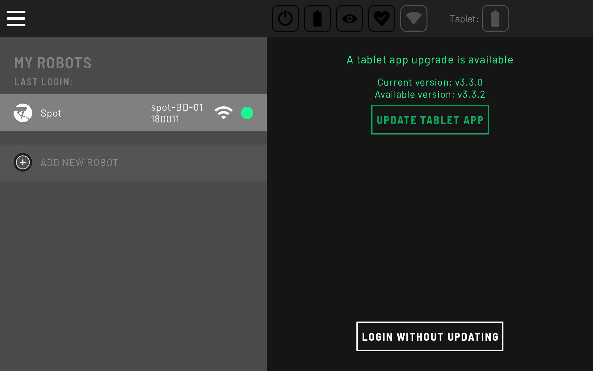 Spot Software Updates