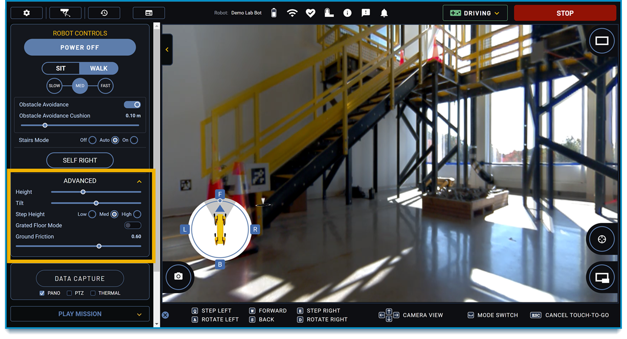 Orbit Operator Controls